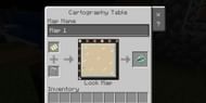 Glass panes can lock maps from being revealed (Image via Mojang)